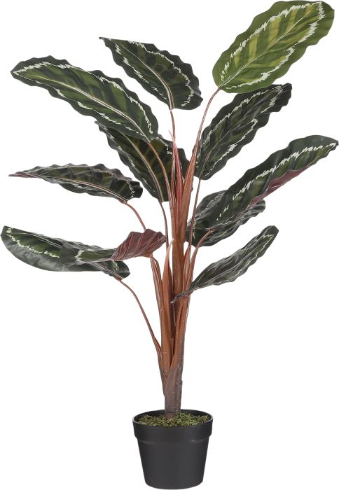 Kunstlill uhke vöötlehik 90 x 60 cm