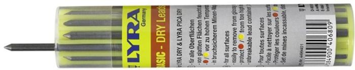 Täitepliiatsi südamik Lyra-Dry 2B 12 tk