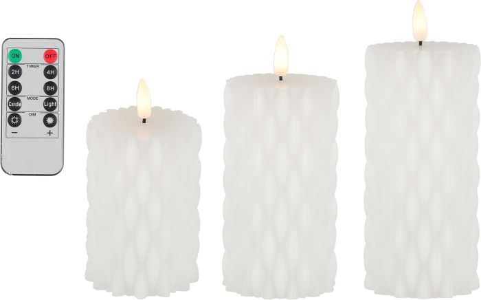 LED küünal Carisma 3 osaline