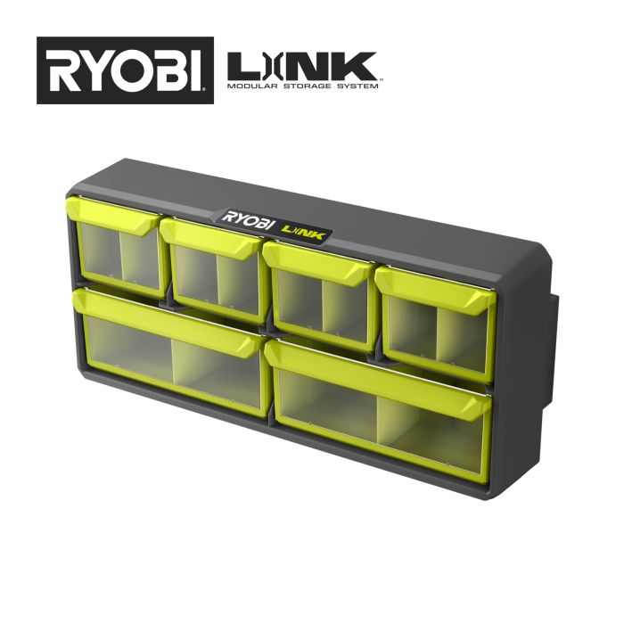 Väikeste osade korrastaja seinale Ryobi Link RSLW309
