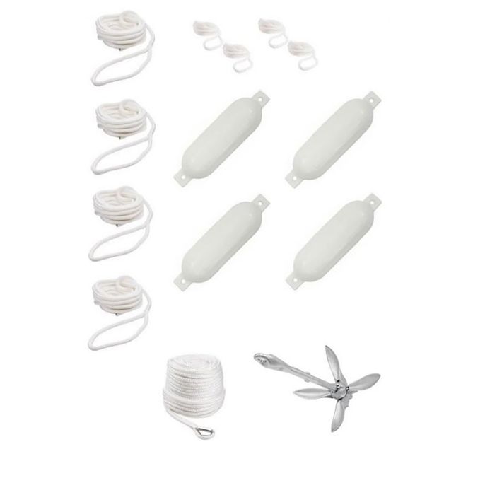 Paadivarustuse komplekt Qvarken Small valge 10 mm
