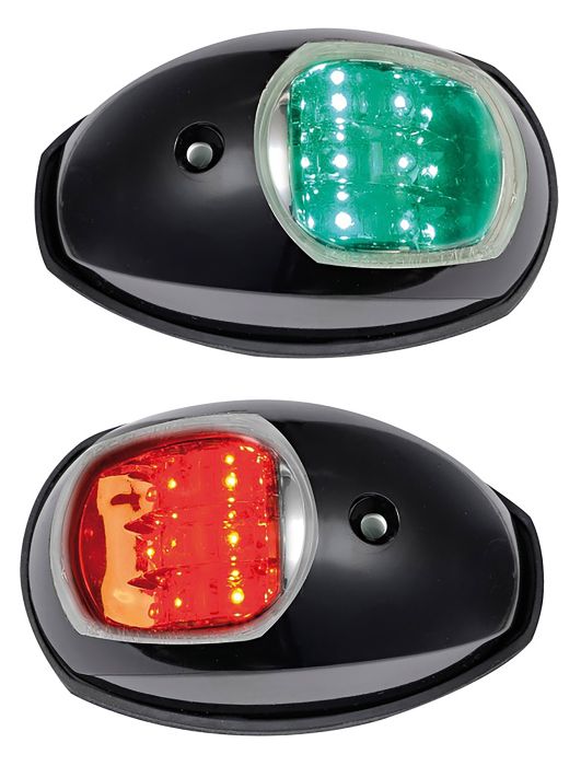 Navigatsioonituli Osculati LED Evoled must 2 tk