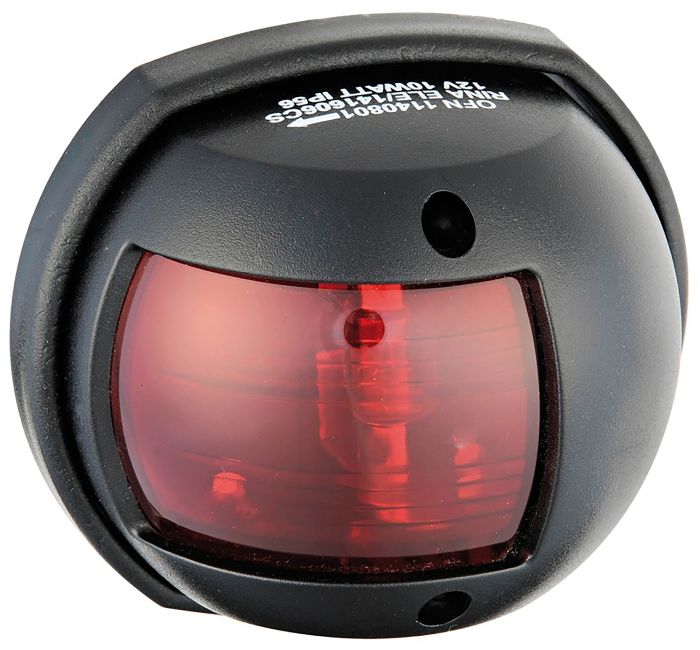 Navigatsioonituli Osculati LED Compact 12 must - punane
