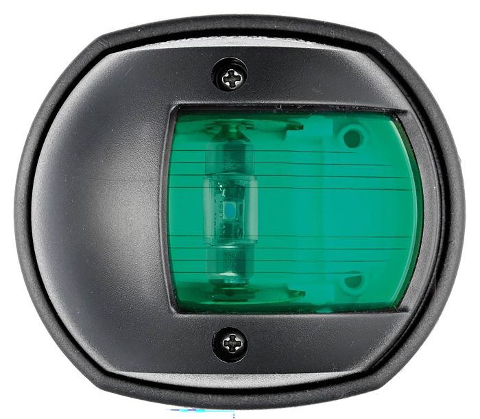 Navigatsioonituli Osculati LED Compact 12 must - roheline
