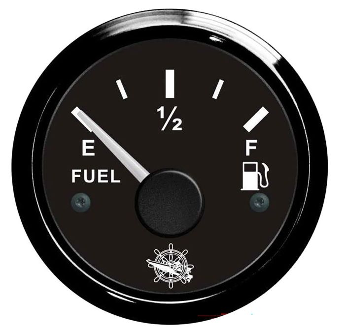 Kütusenäidik Osculati 12/24 V must Ø 57 mm
