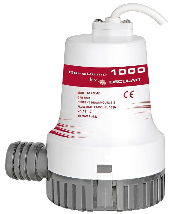Pilsipump Osculati Europump II 1000 12 V