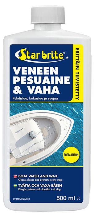 Paadi pesuvahend ja vaha Star brite 500 ml