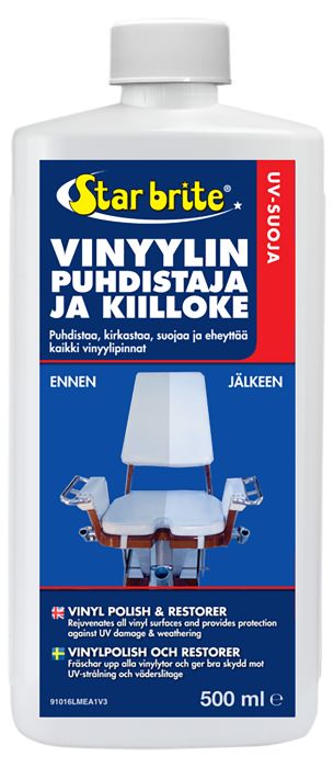 Vinüüli puhastus- ja poleerimisvahend Star brite 500 ml