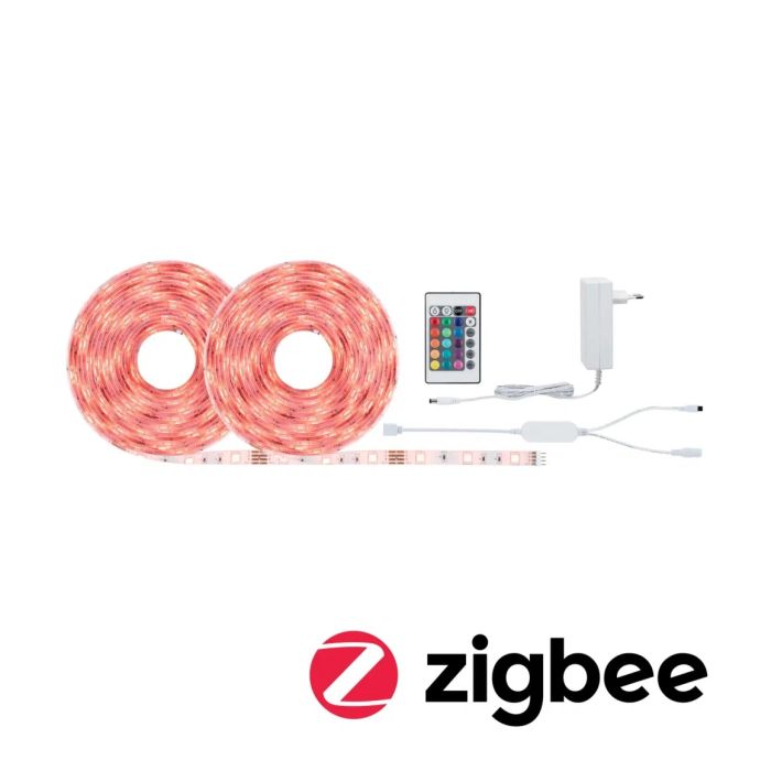LED-valgusriba Paulmann SimpLED komplekt Smart Home Zigbee RGBW 1 m valge
