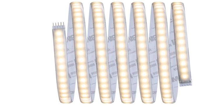 LED- valgusriba Paulmann Maxled 1000 soe valge 2,5 m 2700K hõbe