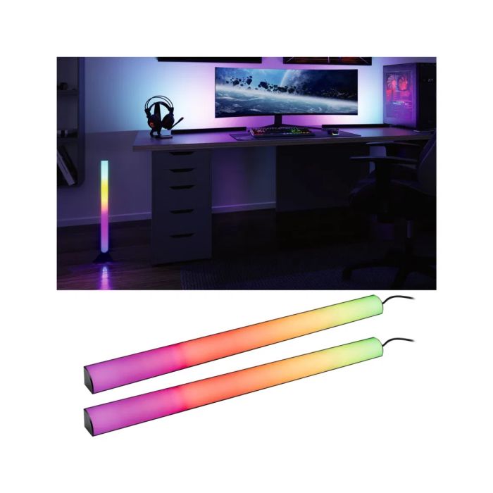 Valguspostid Paulmann Set Dynamic RGB 2x1W 2x48lm 2x60 cm