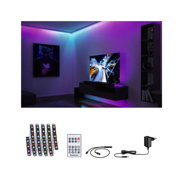 LED-riba Paulmann Set Dynamic 1.5m valge