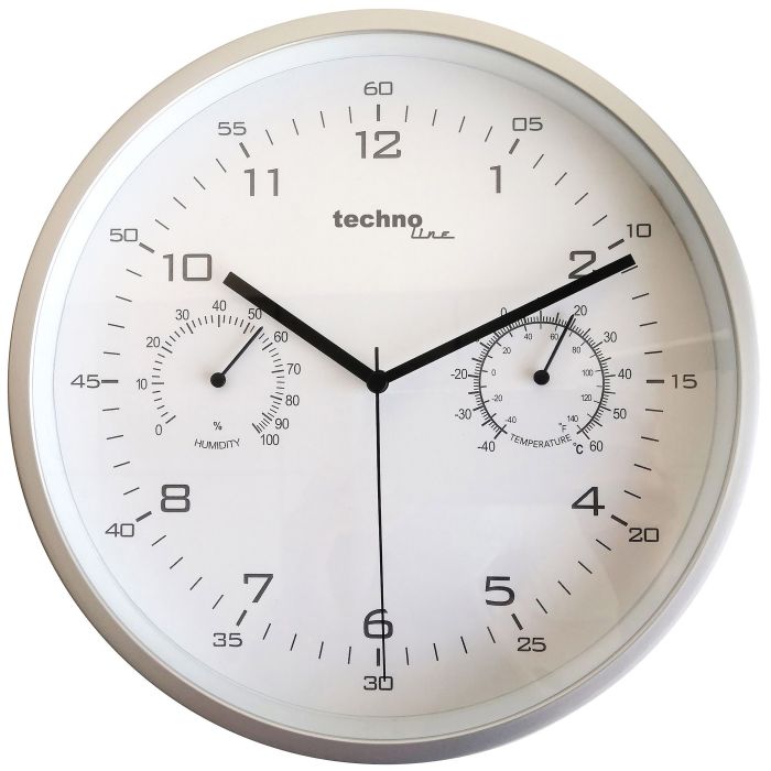 Seinakell Technoline WT 653 Ø 25,5 cm, hõbedane