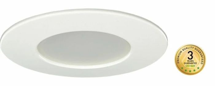 Süvistatav kohtvalgusti Greenlux LED Bono-R 7 W, 3000 K valge