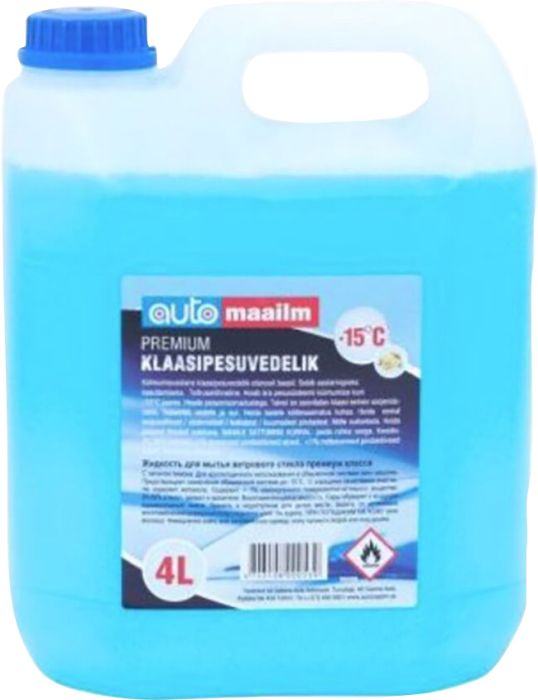 Talvine klaasipesuvedelik AM -15°C 4 l, tsitruselõhnaline