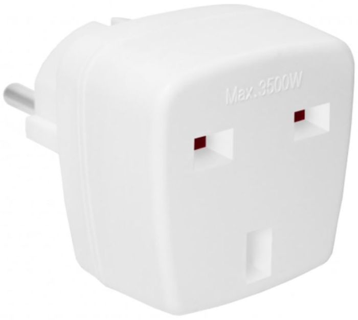 Adapter COL10 EU-UK 230V A10-COL10 AD75 250V 7.5A valge