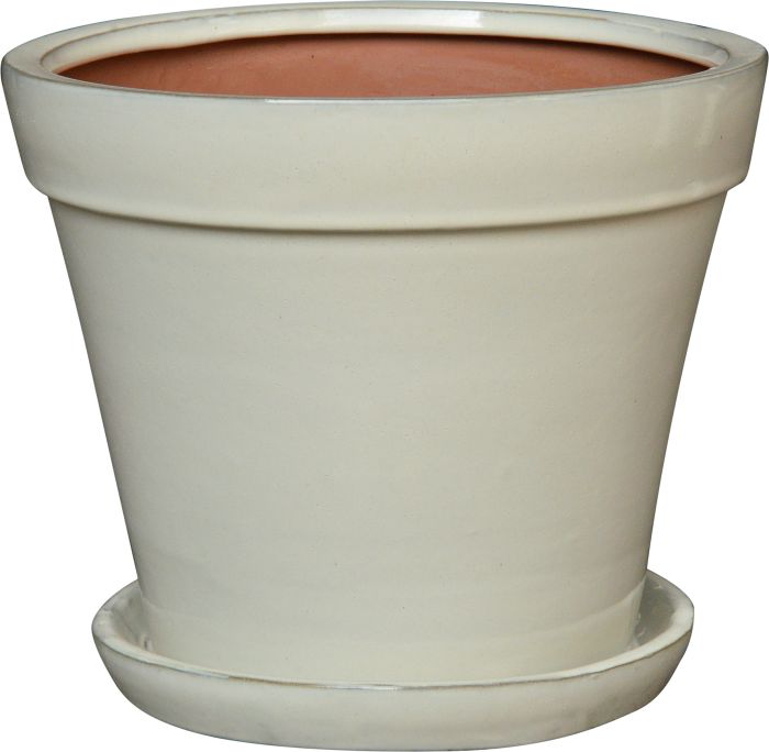 Lillepott Kaisa 17 x 18 cm, valge