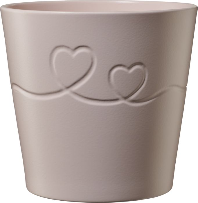 Ümbrispott Soendgen Endless Love 13 cm, roosa