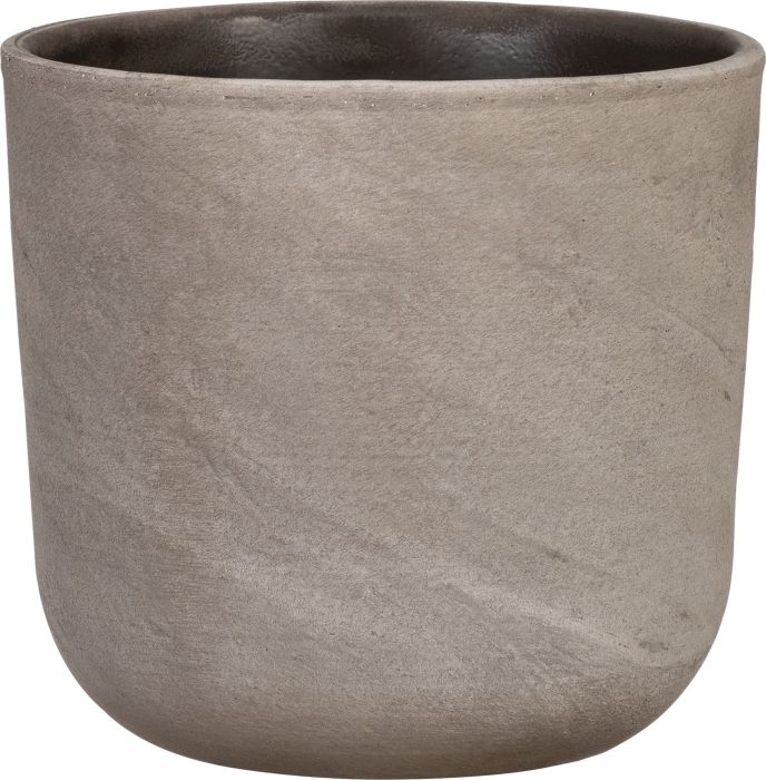Ümbrispott Scheurich Travertino 18 cm, pruun
