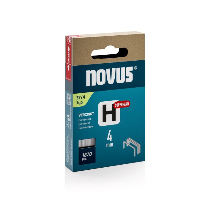 Klambrid Novus H 37/4 mm 1870 tk