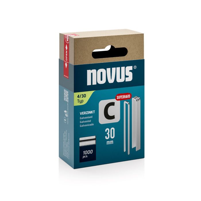 Klambrid Novus C4/30 mm 1000 tk