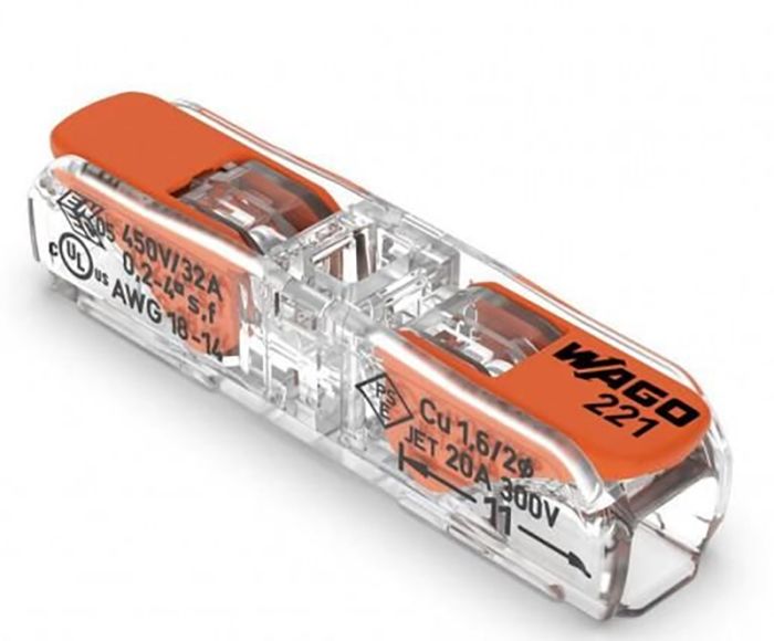 Klemmid Wago Compact 221-2411, 20 tk