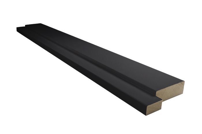 Lävepakk Maler MDF laminaat must 22 x 92/29 M7