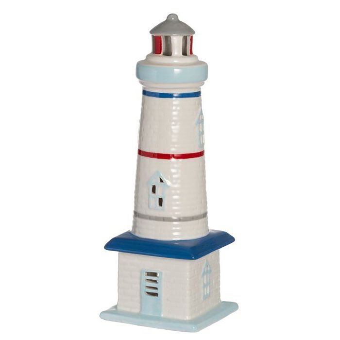 Latern 4 Living Light House 32 cm, sinin/valge
