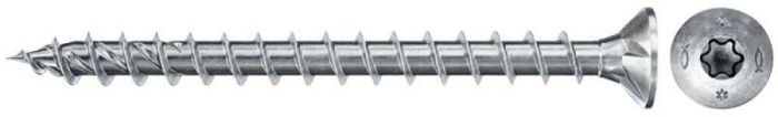 Universaalkruvi Fischer Powerfast II ZN osakeere 6 x 80 mm 50 tk