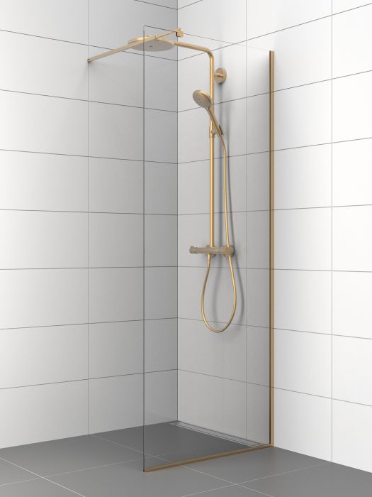 Dušisein fikseeritud Nordium 199,5 cm messing