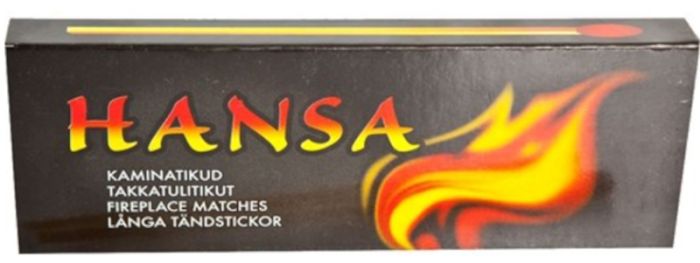 Kaminatikud Hansa 17 cm, 40 tk/pk
