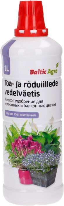 Toa- ja rõdulillede vedelväetis 1 l