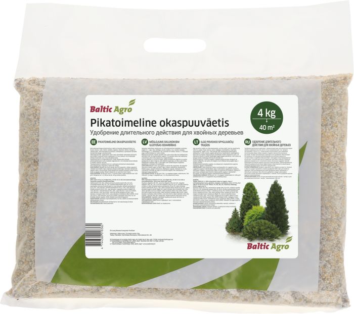 Pikatoimeline okaspuuväetis 4 kg