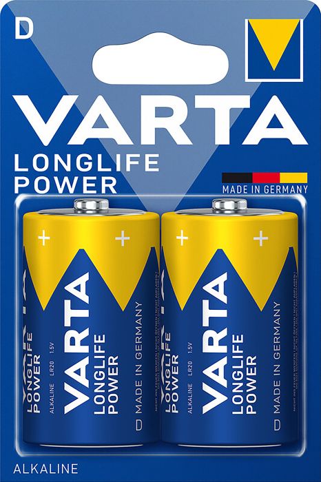 Patarei Varta Longlife Power D 2 tk