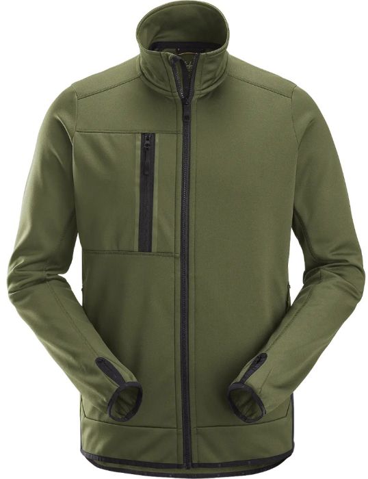 Fliisjakk Snickers 8059 khaki