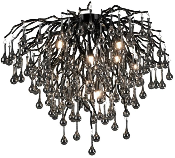 Laevalgusti Paul Neuhaus Icicle Ø 50 cm must