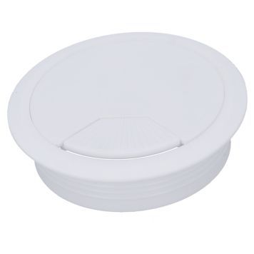 Kaabliläbiviik 80 mm valge