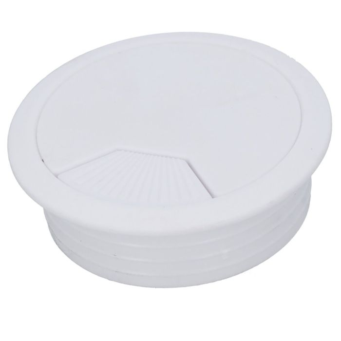 Kaabliläbiviigu kate 60 mm valge