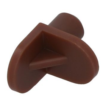Riiulikandur 6 mm pruun plast