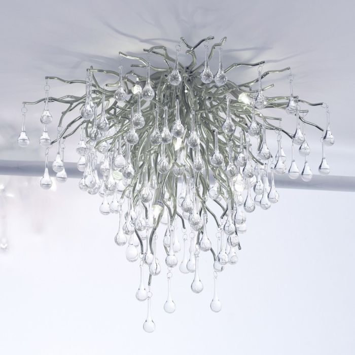 Laevalgusti Paul Neuhaus Icicle Hõbe Ø 50 cm