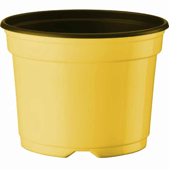 Ümarpott 13 cm, kollane