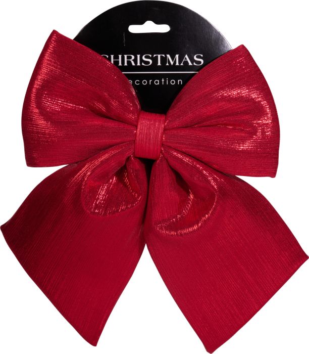 Jõulukaunistus lips 23 cm, punane