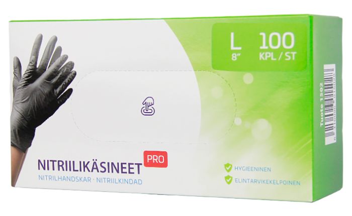 Nitriilkindad L 100 tk/pk