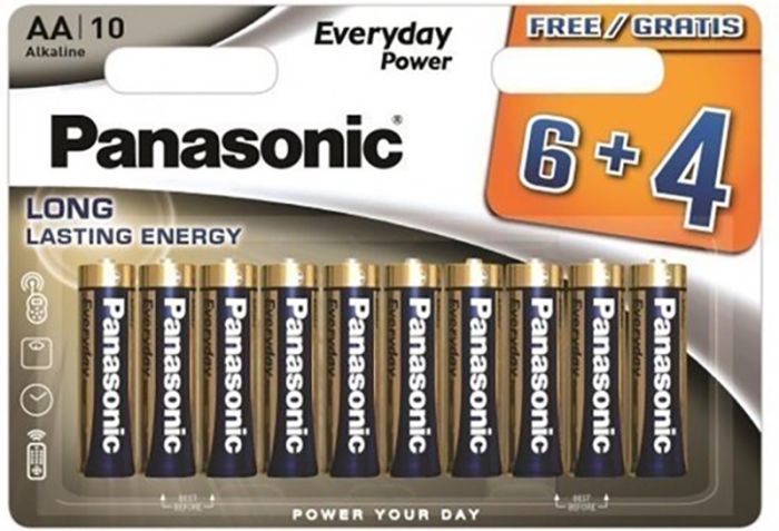 Patareid Everyday Power Panasonic AA/LR6 (6+4tk)