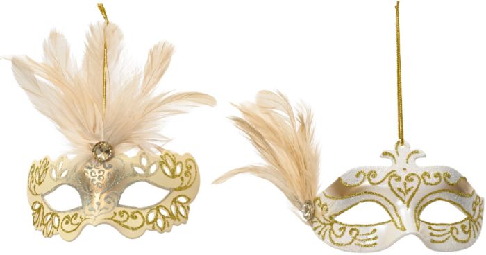 Kuuseehe mask valik 7 x 4 x 5 cm, kuldne