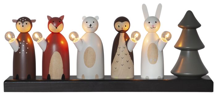 Küünlajalg Eglo Forest Friends 5-osaline