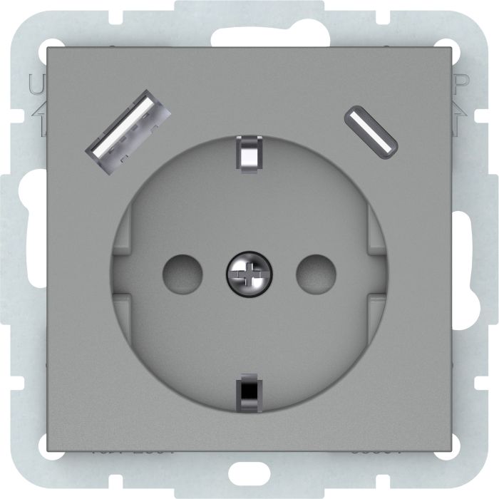 Pistikupesa Vilma QR1000 RP16-002-22/A+C, maandusega, matt hall