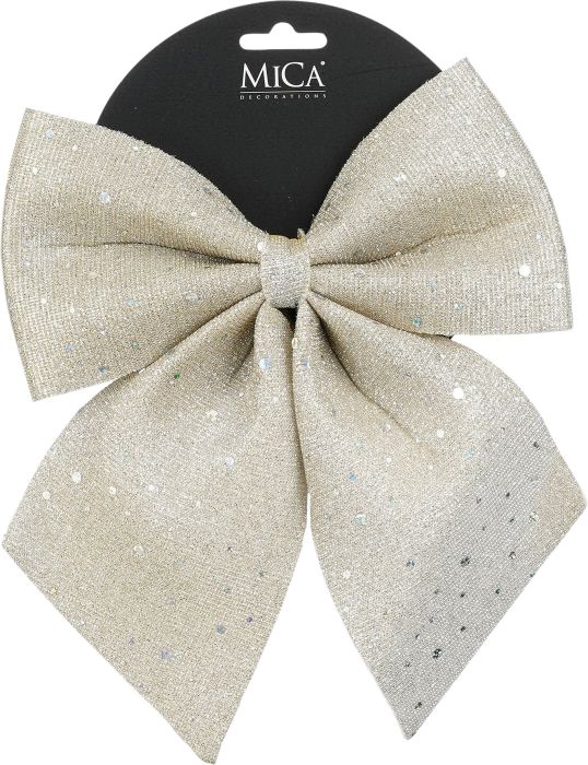 Jõulukaunistus lips 23 cm, šampanja