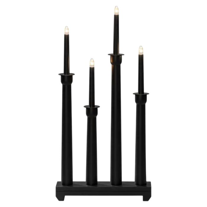 Küünlajalg Konstsmide 4-osaline must