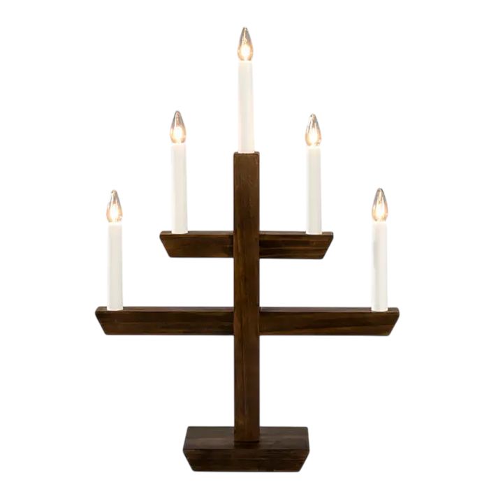 Küünlajalg Konstsmide 5-osaline pruun